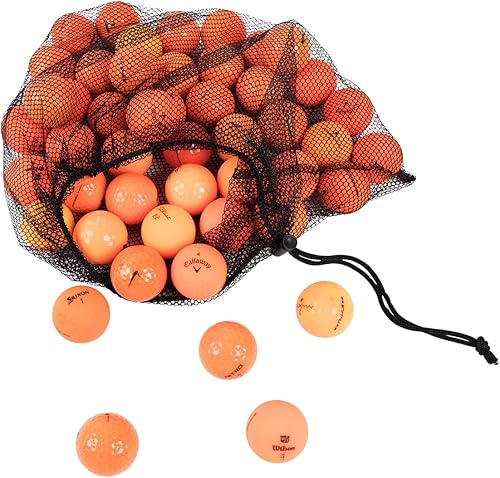 Miniatura 4 de Clean Green Golf Balls 48 pelotas de golf naranjas de varias marcas – buen estado – puede incluir marcas para Callaway, Titleist, Top-Flite, Nitro,