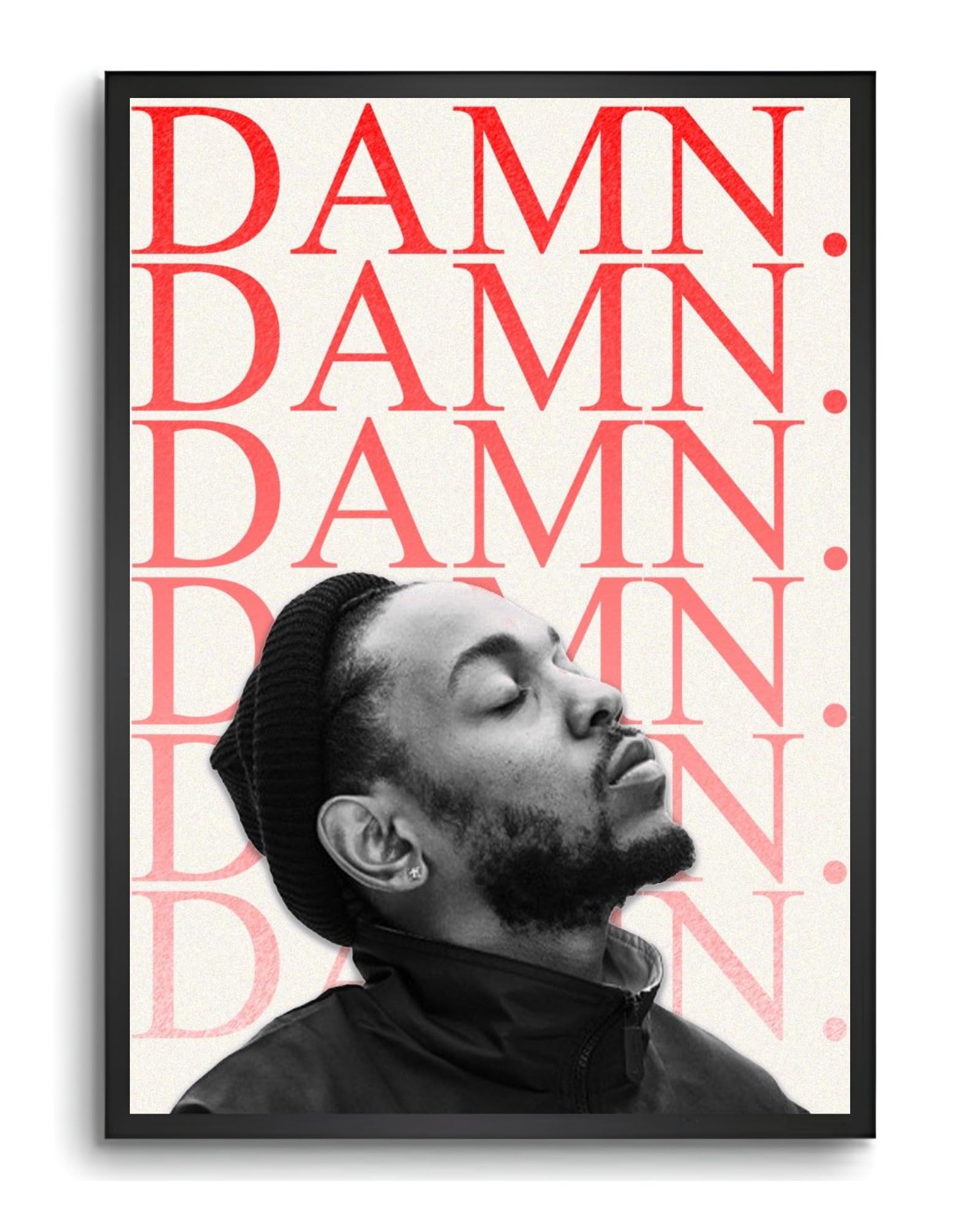 Vyopix Kendrick Lamar - Damn Music Poster, Wall Decoration Art