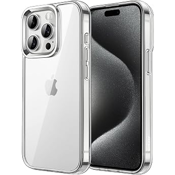 JETech iPhone 15 Pro Case Anti-Yellowing Clear