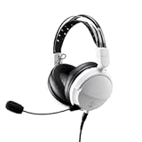 ATH-GL3WH Closed-Back Gaming Headset&comma; White