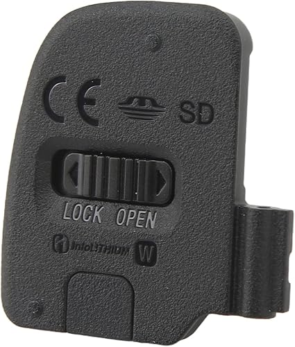 Diyeeni Cubierta de la puerta de la batería de repuesto, para A6000 ILCE 6000 Cámara Batería Compartimento Tapa Tapa Tapa de la Tapa de la Cámara