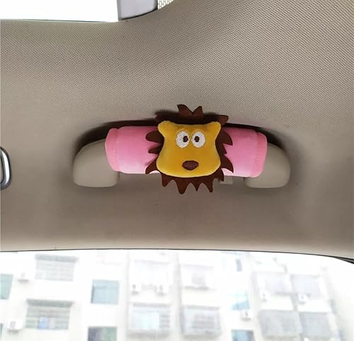 Miniatura 10 de ALITTLEBYLIFE Funda para automóvil, bonita funda acolchada para asa de techo, cierre de velcro, accesorios de automóvil para interiores de mujeres,