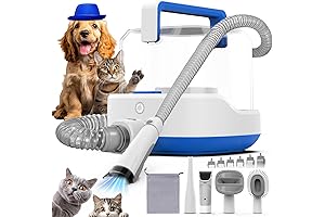 Rechargeable Dog Vacuum for Shedding Grooming Kit