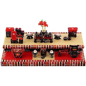 Dollshop Honpo Hina Dolls, Compact, Hina Doll, Single Tool Item, Oil Pine Leaves, 9 Piece Set, No. 15 sh-matuba9-no15