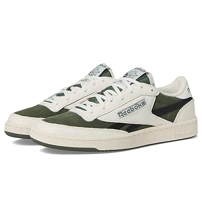 Reebok Lifestyle Club C Revenge Vintage II Athletic Shoes Chalk/Breakaway Green/Washed Black