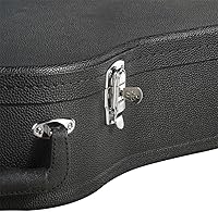 Vista 8 de ZeHuoGe Guitar Cases Hard Shell for Acoustic Guitars, Blakc Wooden Case for 41" Acoustic Guitar Wooden Hard Shell Case Lockable (For Acoustic Guitar)