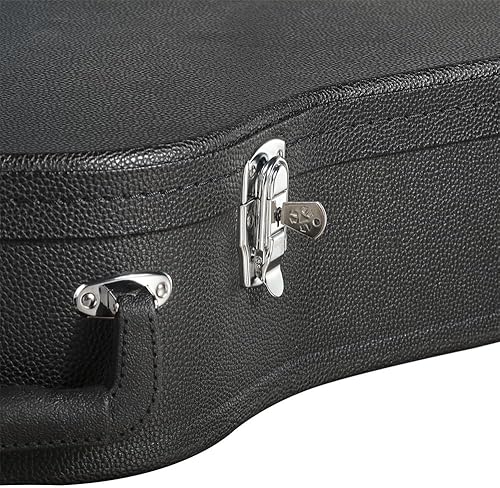 Miniatura 8 de ZeHuoGe Guitar Cases Hard Shell for Acoustic Guitars 41" Acoustic Guitar Wooden Hard Shell Case Lockable Black (Black for 41" Acoustic Guitar)