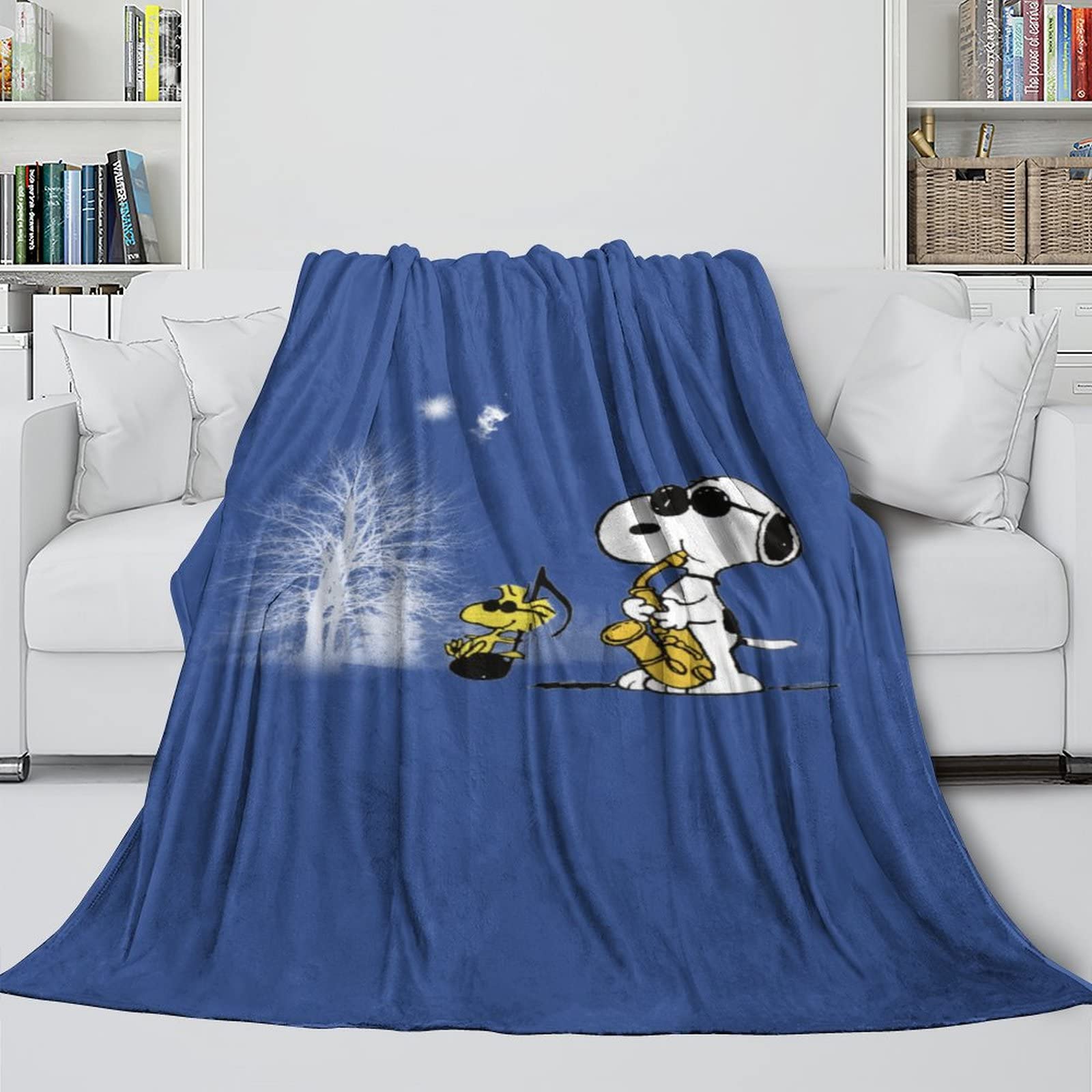 Krabbenddecke Für Kinder – Flauschige Sherpa-Decke Mit Cartoon-Einsiedlerkrebs, Ozean-Motiv, Mehrere Größen