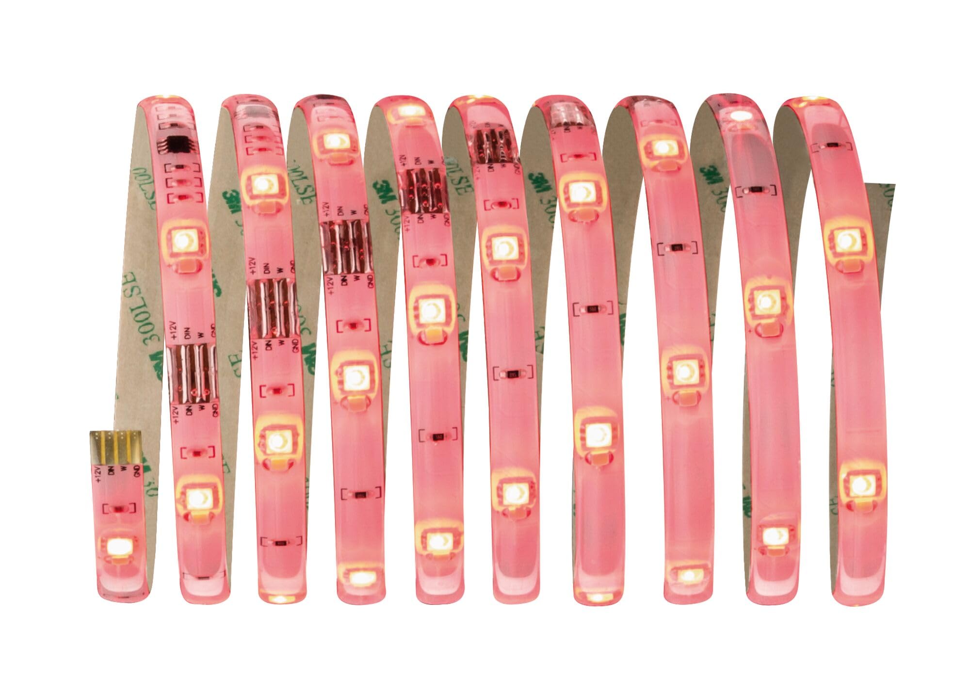 Paulmann 70696 Digital LED Strip zestaw RGBW 3 m LED Strip 11,8W pasek św. z funkcją zmiany barwy taśma św. z pilotem