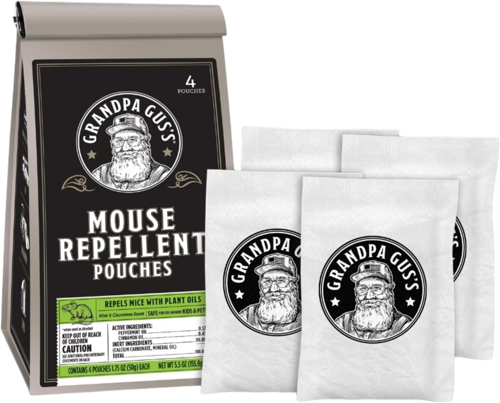 Grandpa Gus's Mouse Repellent Pouches (4 Count)