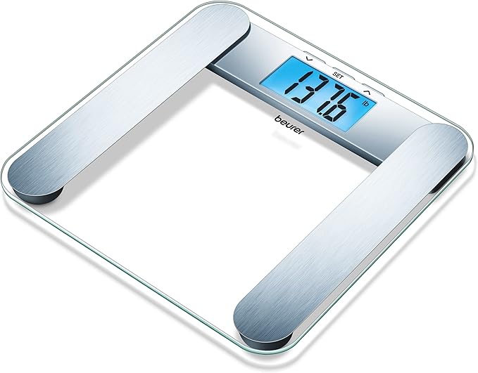 Beurer BF221 Body Fat Scale XL Digital Weight Scale & Body Fat Analyzer Measures
