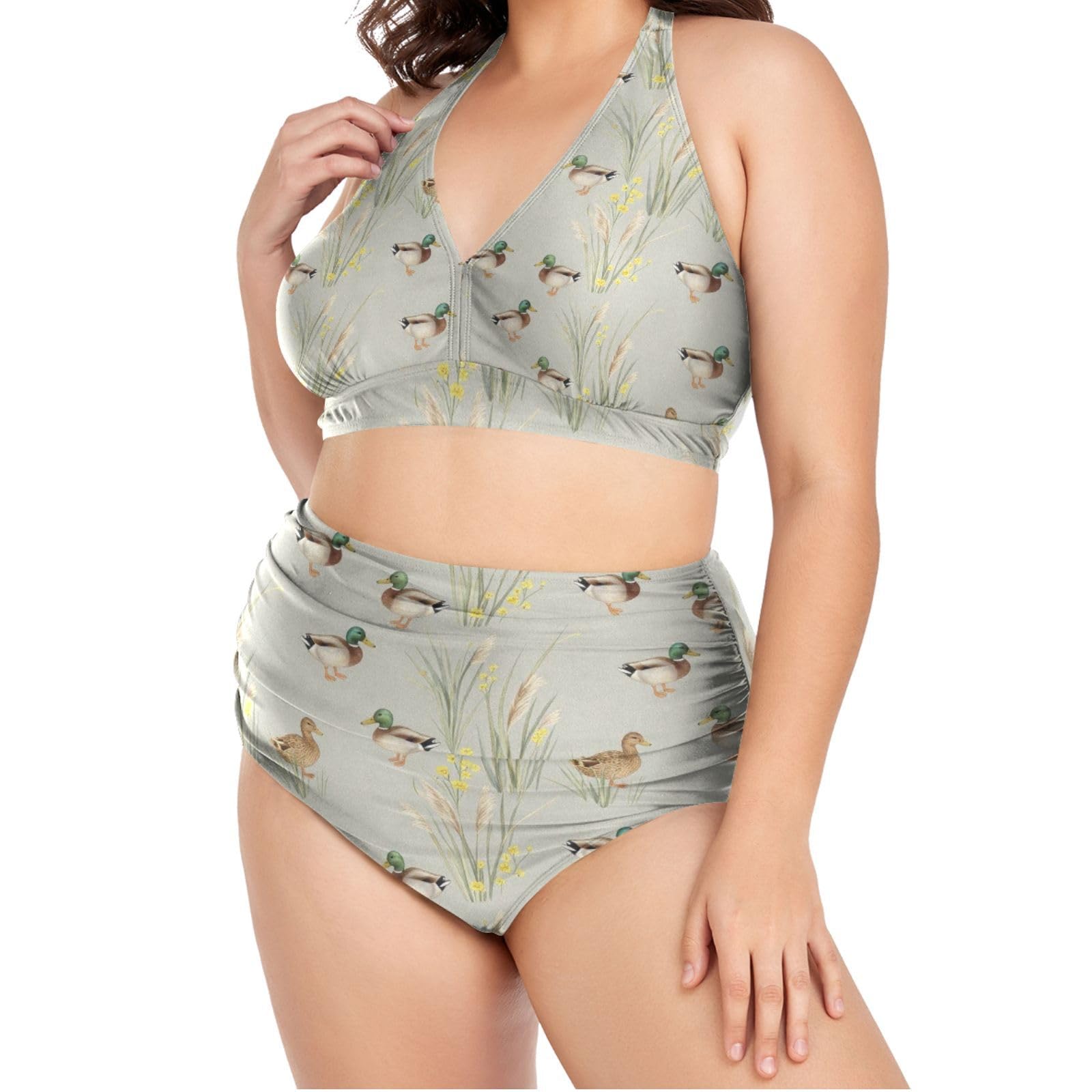 FRODOTGV Stroje kąpielowe damskie plus size L-4XL