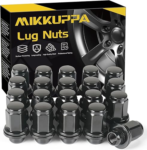 MIKKUPPA 20 tuercas M12X1.5 Mag  1.87 pulgadas (1.850 in) de altura 1316 pulgadas de altura de repuesto para Toyota Camry 1983-2022, Toyota RAV4