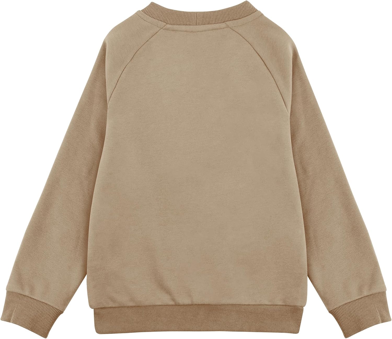 BIG ELEPHANT Boys Crewneck Sweatshirt Youth Fleece Sweatshirts Long Sleeve Basic Pullover Soft Warm Thin Fleece for Kids - Image 2