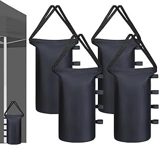 200 lbs Canopy Tent Weights Sand Bags Set of 4, Heavy Duty 1680D Canopy ...