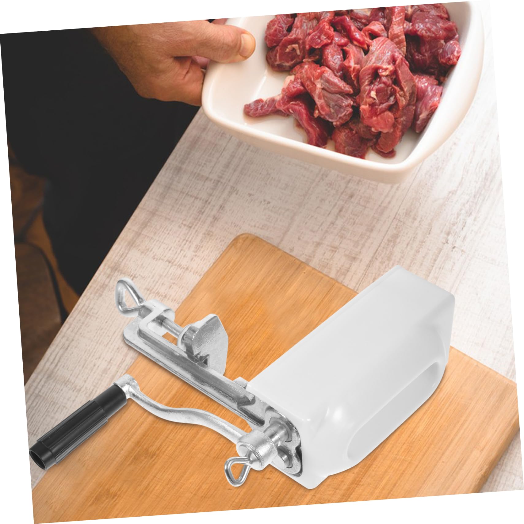 BRIGHTFUFU Metal Effort Meat Tenderizer Tool Fast Loose Needle Meat Cuber for Steak and Pork Chops Kitchen Helper for Easy Marinade Penetration and Cleaning