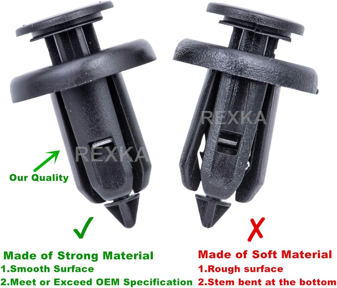 Buy Rexka 40pcs Bumper Fender Grille Splash Shield Clips 91506 S9a 003 Stem Length 16 Mm Compatible With Honda Acura Accord Civic Cr V Odyssey Mdx Rdx Tsx Tl Ilx Online In Indonesia B078rkcvng