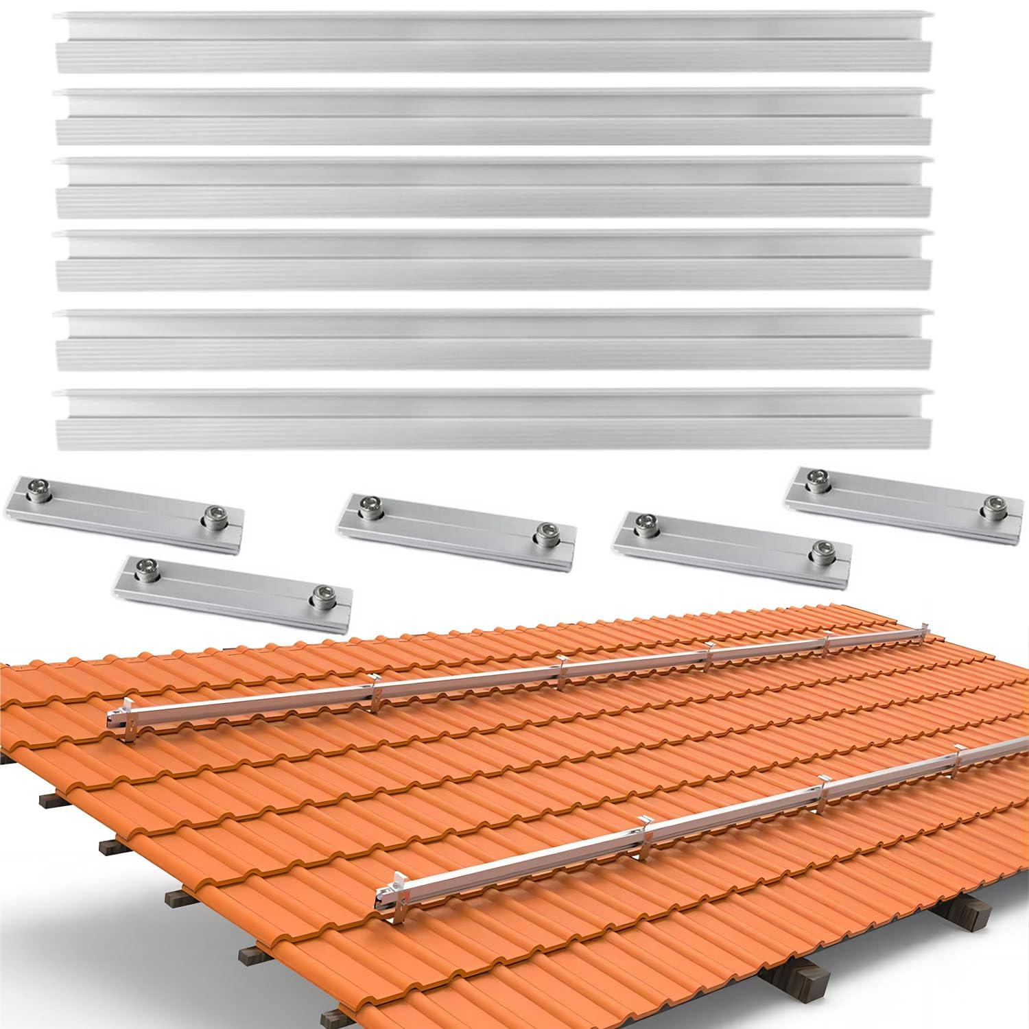 104cm Support De Panneau Solaire En Aluminium 41 - Kit De Montage Pour Panneau Solaire 88934099