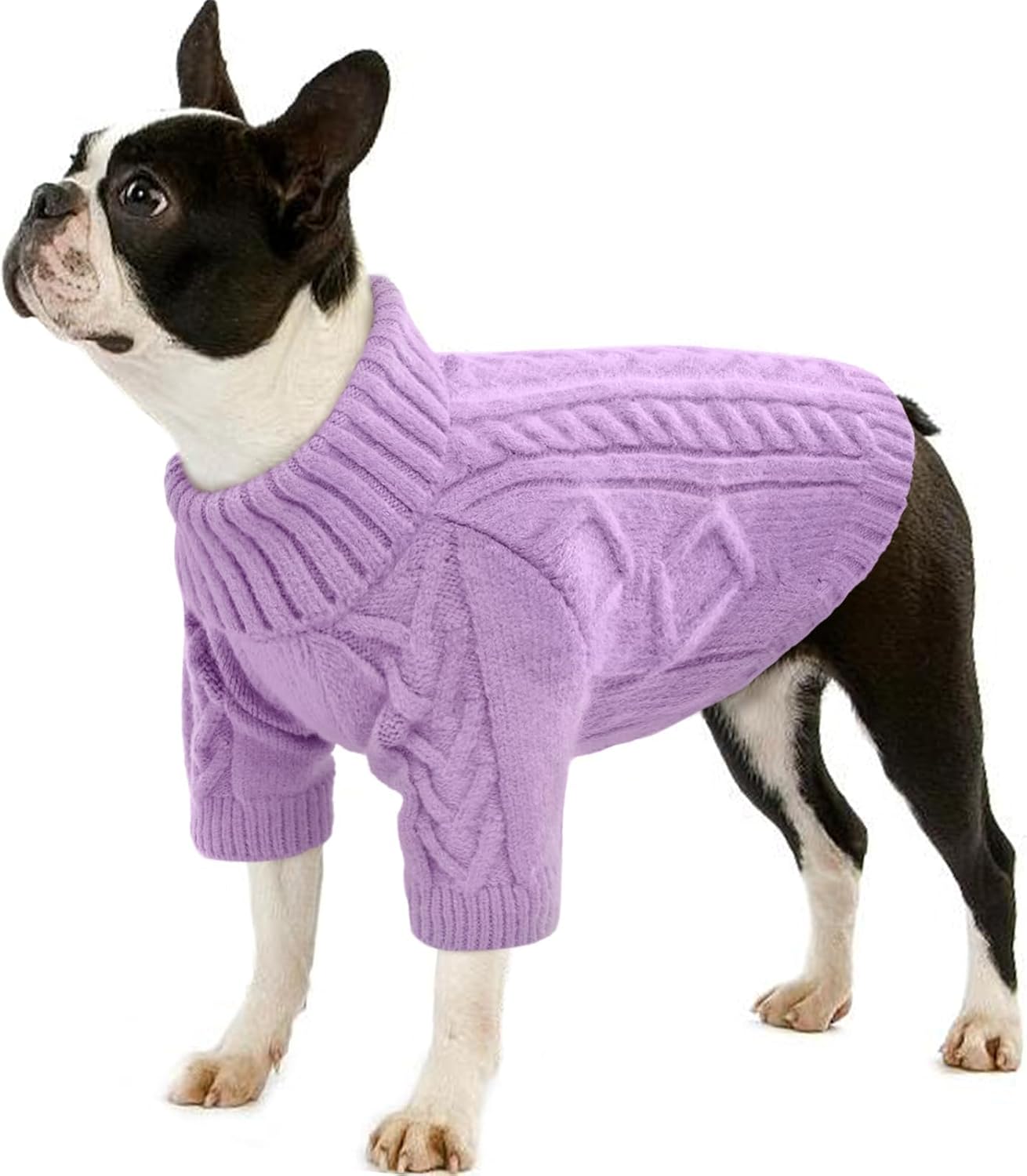 Kuoser Dog Sweater, Warm Dog Sweaters for Small Medium Dogs, Winter Dog