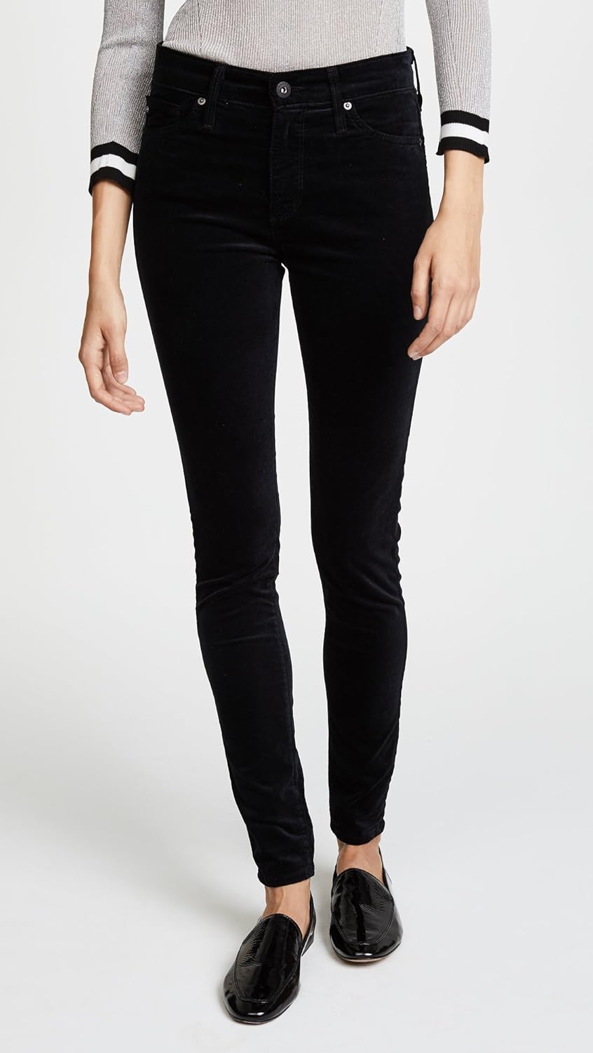 AG Adriano Goldschmied Women's Farrah Velvet Skinny - Image 2