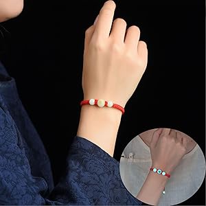 Amazon.com: 2025 New Year of Snake Red String Bracelet