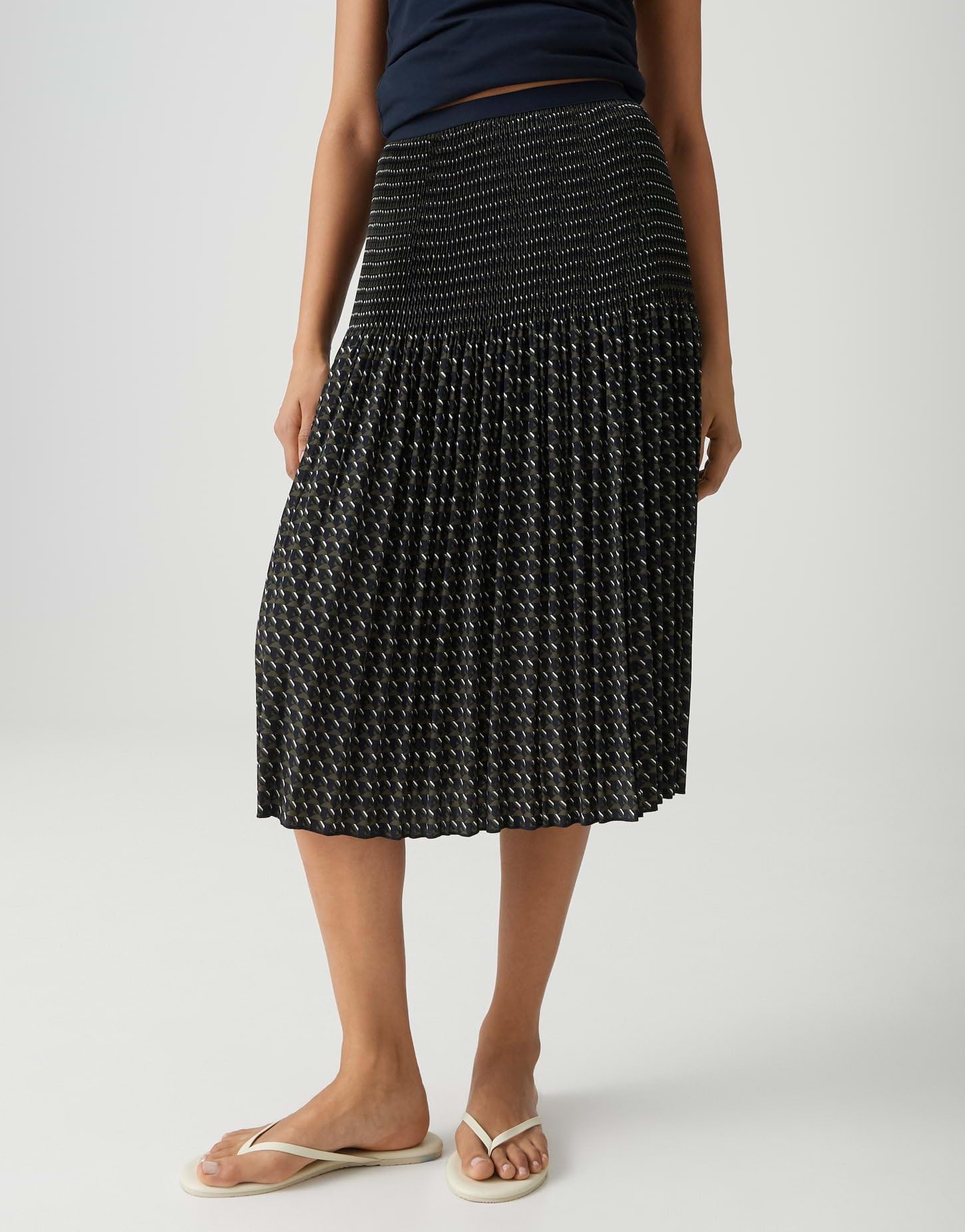 OPUS Damen Midirock | RIBANE London Plisseerock mit Komfortbund