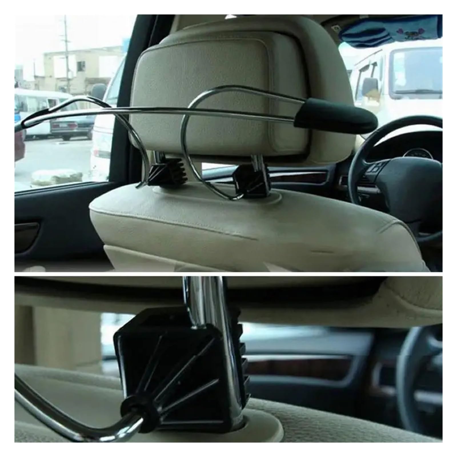 Muzhen Store Appendiabiti for seggiolino Auto Appendiabiti for poggiatesta Automatico Appendiabiti for poggiatesta for Sedile for Veicolo Compatibile con Giacche Tute Accessori for Auto Auto