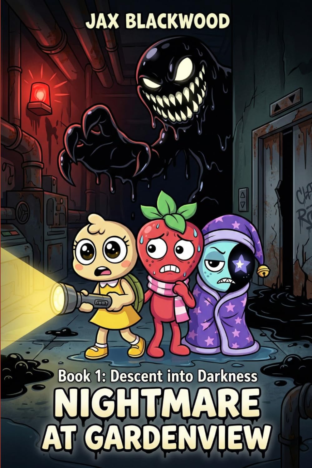 Nightmare at Gardenview: Book 1: Descent into Darkness - An Unofficial Dandy's World Thrilling Survival Mystery Adventure for Kids 8-12