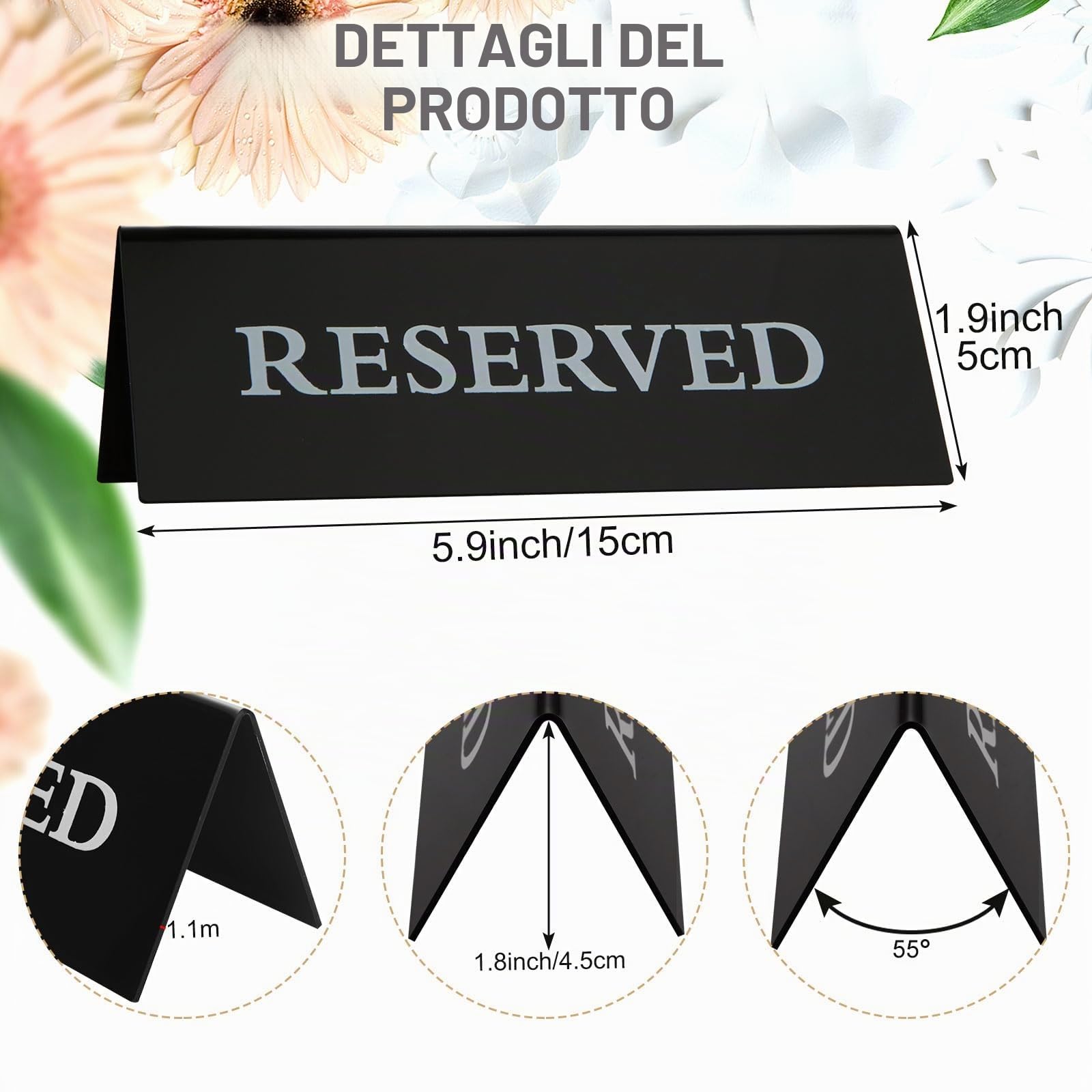 JMIATRY 20 Pezzi Segnatavolo Matrimonio 100x76MM, Lavagnette Cancellabili, Cartelli Lavagna Per Casa, Matrimoni, Cartellini Dei Prezzi, Tavoli Ristorante, Feste