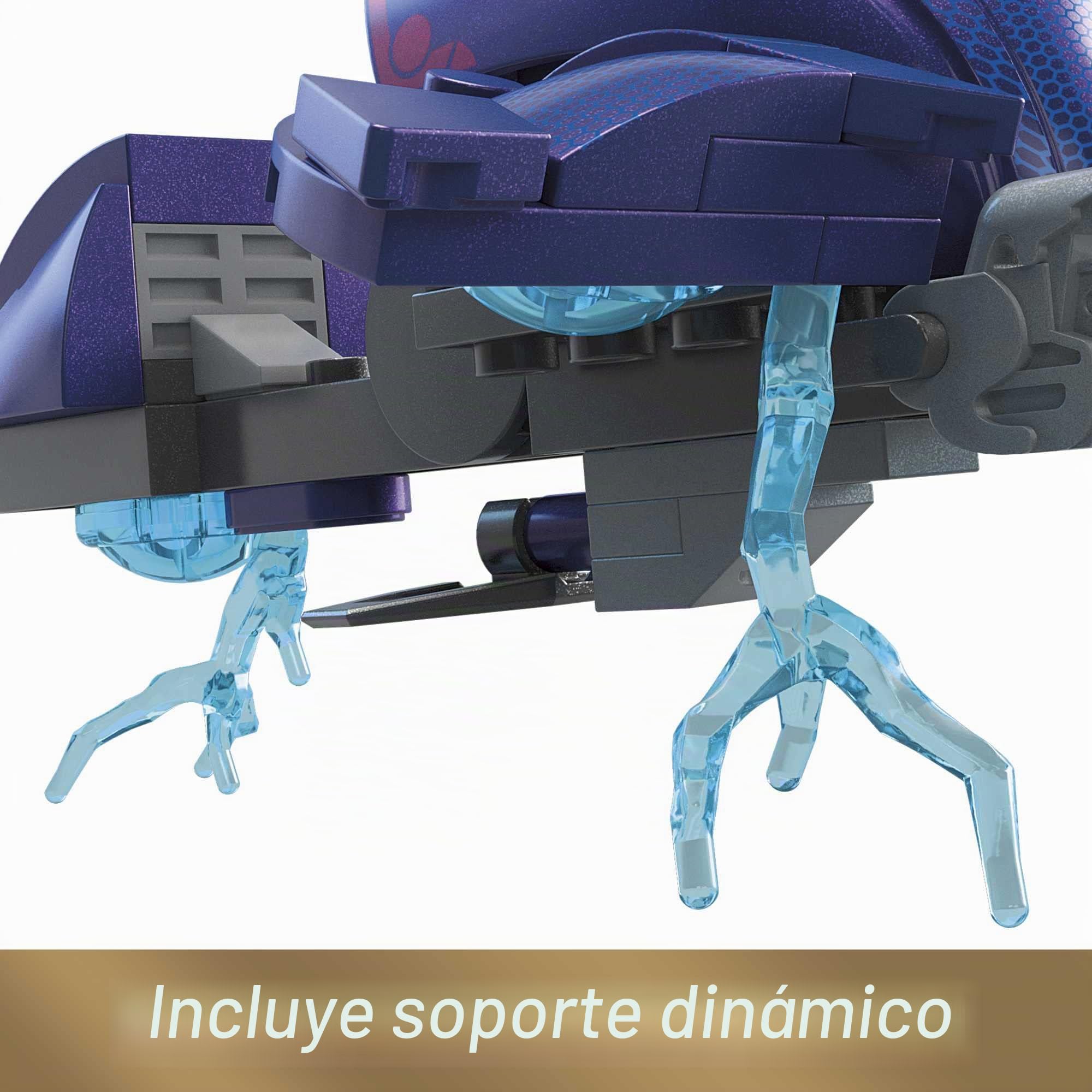 MEGA Juegos de construcción de juguetes Halo, Ghost of Requiem con 135 piezas, 4 micro figuras de acción y accesorios, para coleccionistas