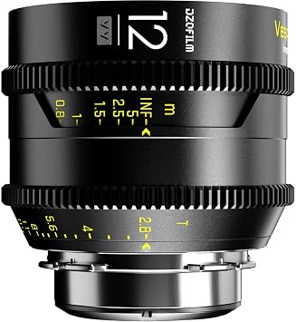 DZOFILM Vespid Prime 12mm T2.8 Cine Lens for PL Mount and Canon EF
