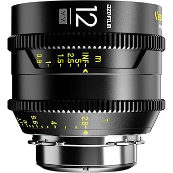 Amazon.com : DZOFILM Vespid Prime 12mm T2.8 Cine Lens for PL