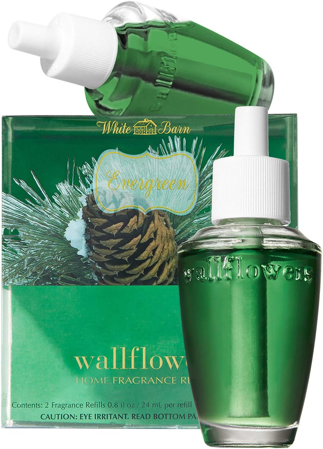 Amazon.com: Bath and Body Works New Look! Evergreen Wallflowers 2-Pack ...