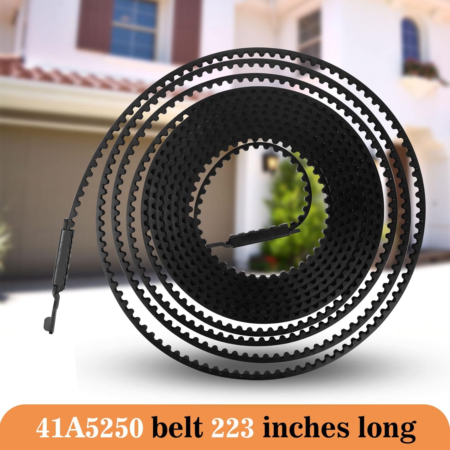 Vanesa 41A5250 Belt for 7 Ft High Garage Door, 237" Garage Door Opener Belt Compatible with liftmaster Chamberlain Garage Door Opener Models HD920EV WD822KD 248739 248754 HD900D HD520EV