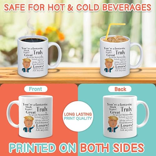 Miniatura 3 de Taza de café Trader de 11 onzas, You're A Fantastic Stock Trader Idea de regalo divertida para comerciantes de mercado, corredores, fondo, asesor