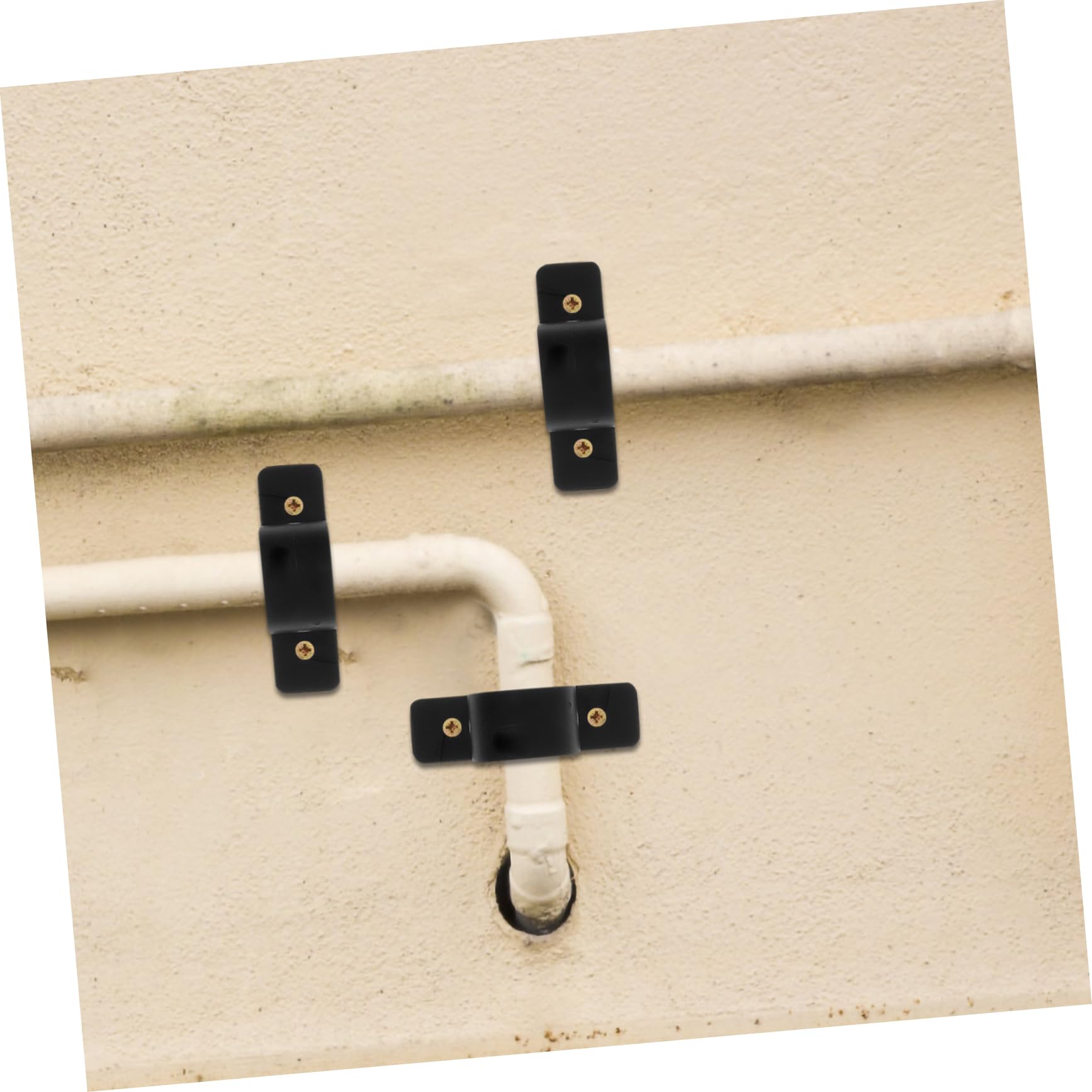 Soportes de Tubería Pex de Plástico Negro 3/4 Pulgadas, 50 Piezas | Montaje en Pared y Techo, para Proyectos de Plomería y Obra Comercial, Formato a Granel