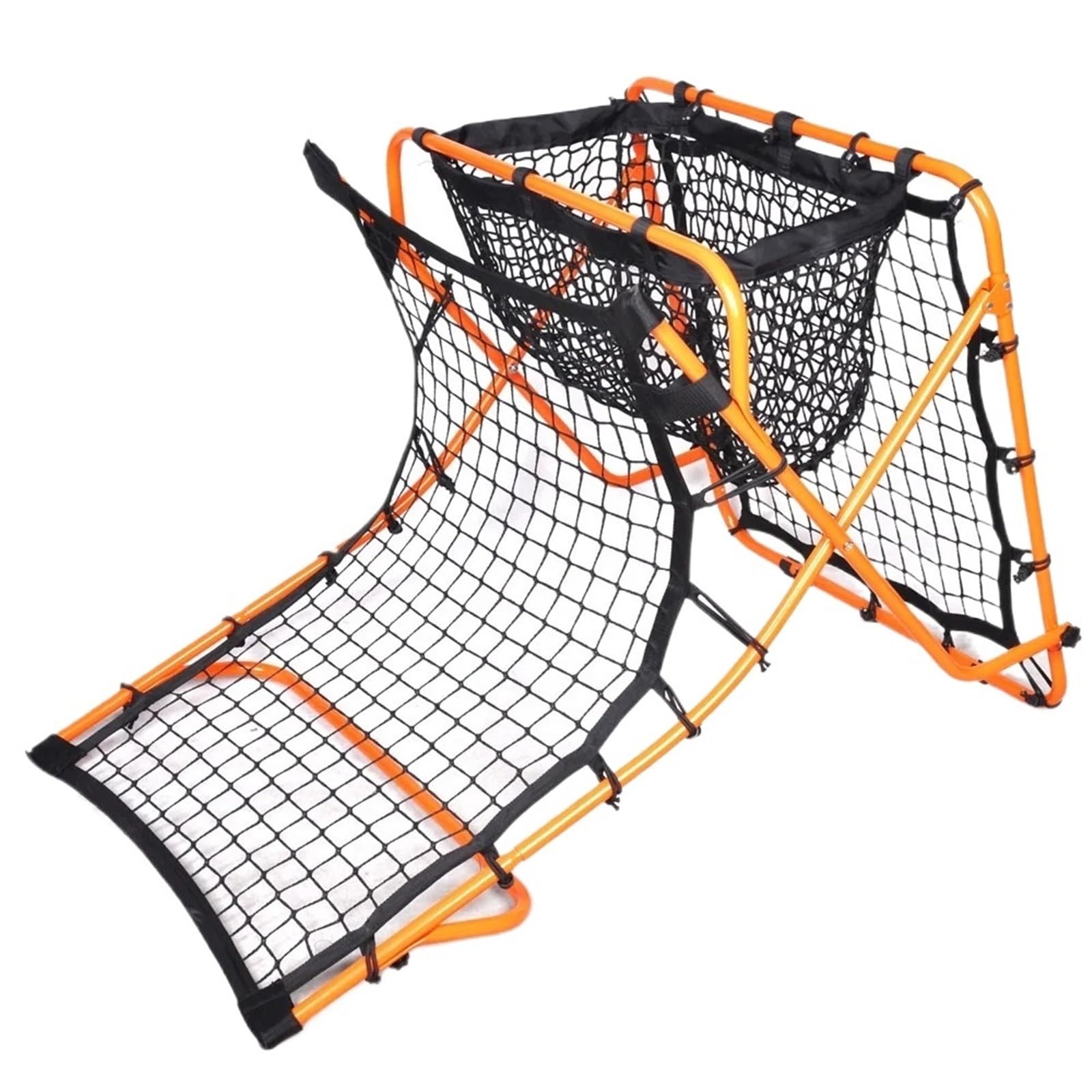 KJZQXYX Double-Sided Football Rebounder Net,Portable Soccer Training Equipment, for Backyard Passing & Shooting Drills