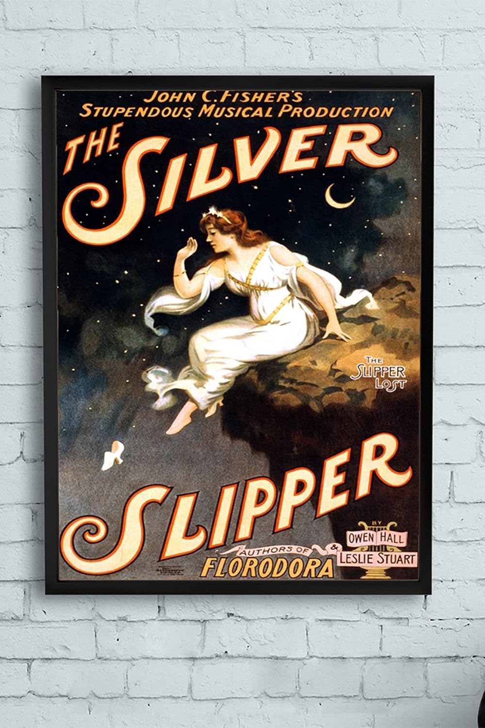 Postermanya (pster13550) The Silver Silipper Art Sanatsal Çerçeveli Tablo (50x70cm)
