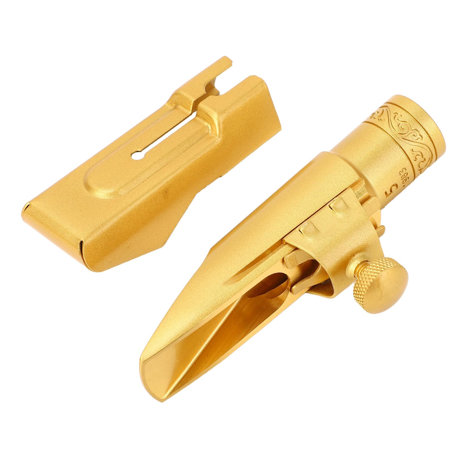 Bocchino per sassofono contralto in ottone metallo EB 5C copertura professionale con legatura del cappuccio suono potente per principianti e professionisti