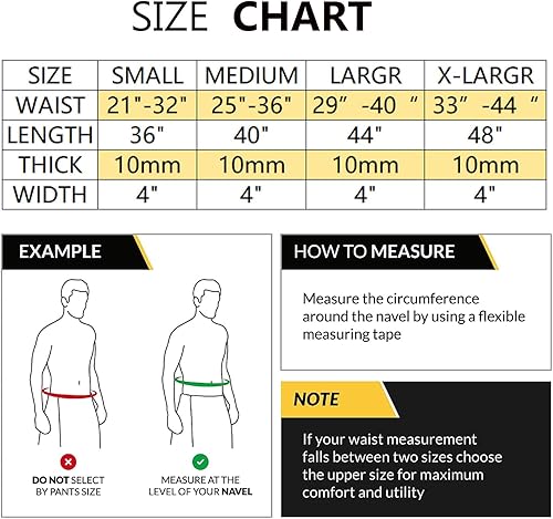 Miniatura 7 de Cinturón de cuero con palanca de levantamiento de pesas de 0.394 pulgadas (0.394 in) para entrenamiento de gimnasio, cinturón negro de levantamiento