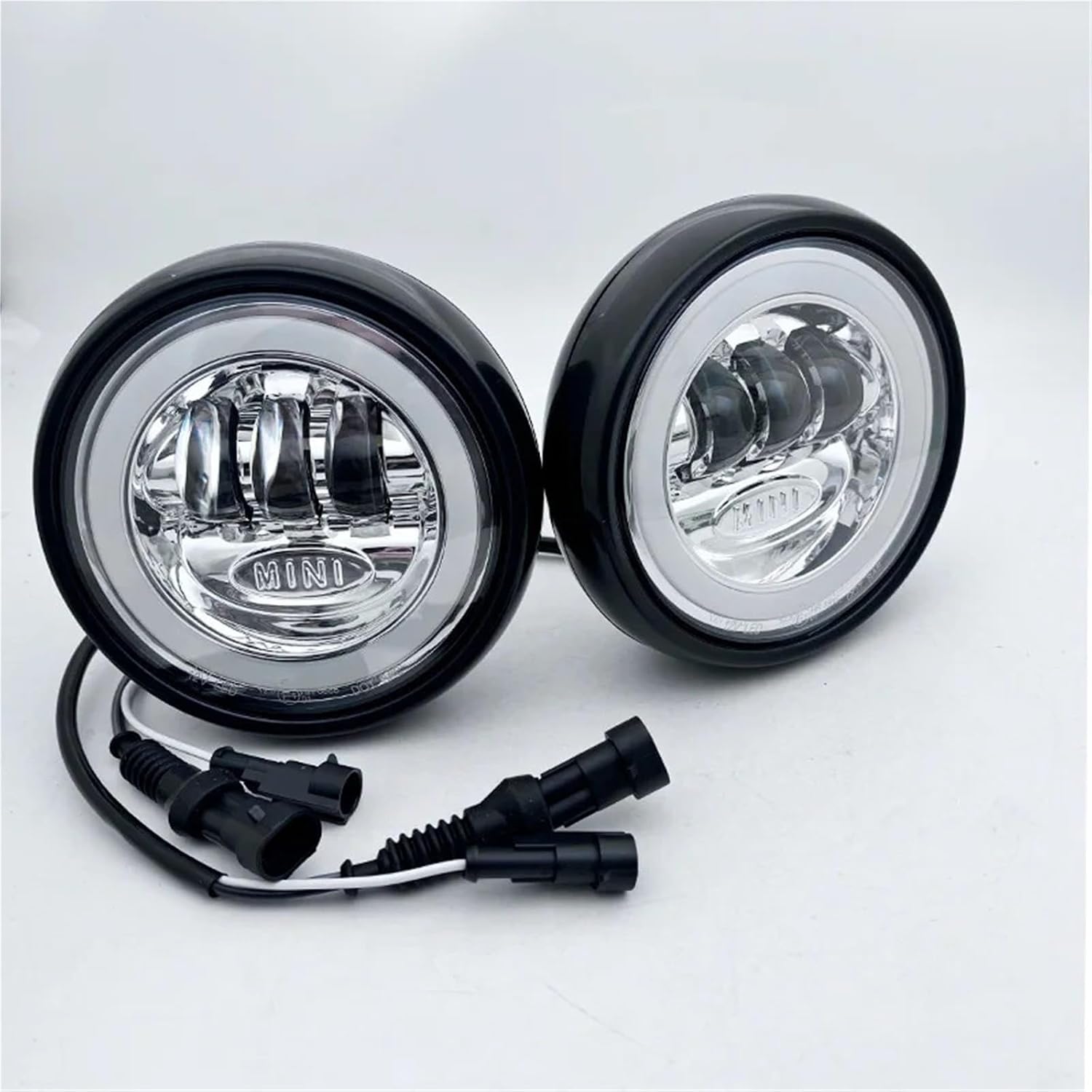 1Pair LED Daytime Running Rally Lights Driving Lamp 12V Fit For R50 R52 R53 F55 F56+ F60 Additional Headlight(R56 BRACKET) image 3