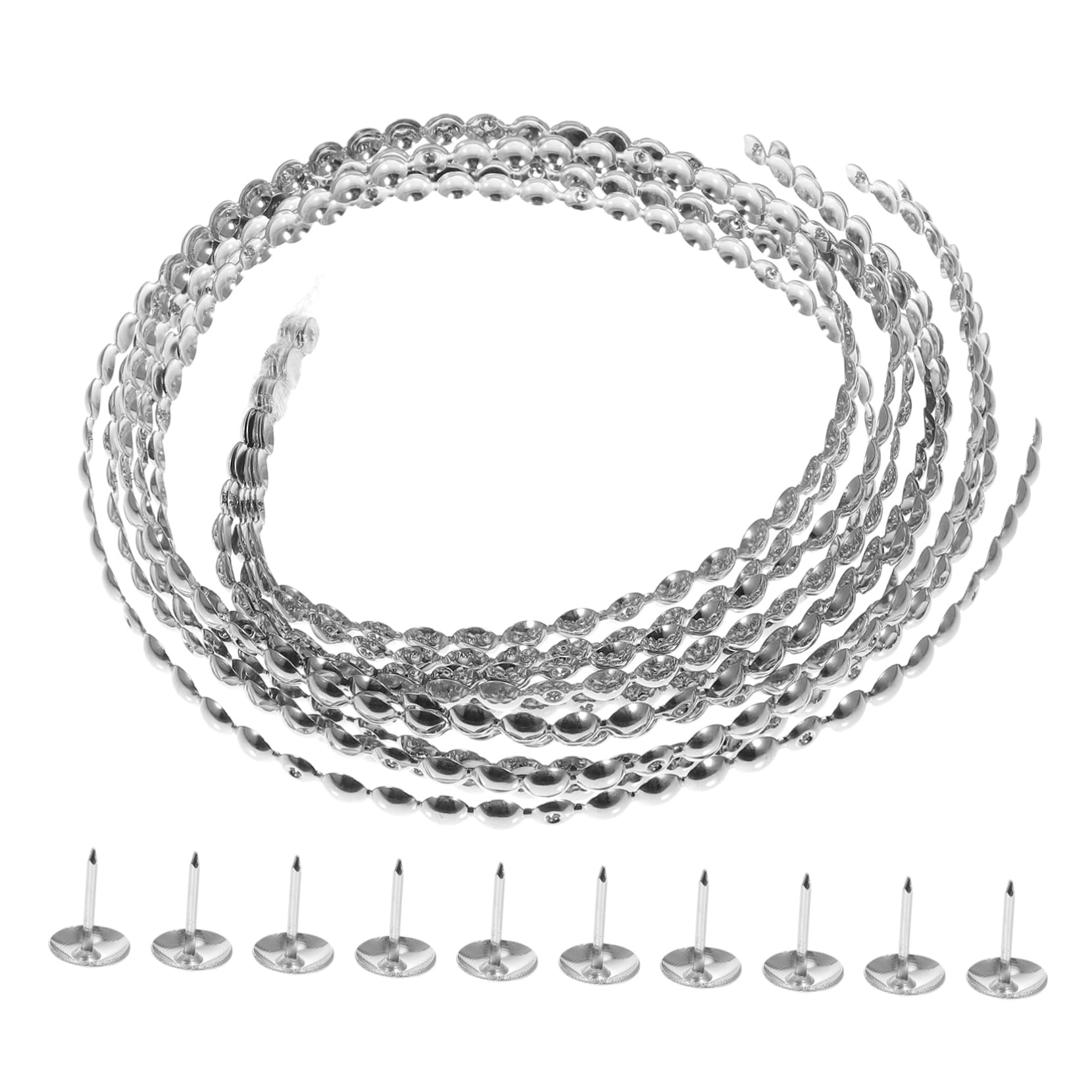 DECHOUS Upholstery Tack Strip Decorative Nails for Furniture Tacks Iron Material Sofa Trim Nailhead Trims