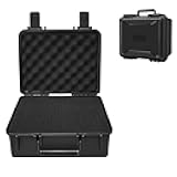 11 Inch Foam Case with Customizable Foam for Test Instruments, Camera Accessories, Equipment, Electronics, and Tools & More – 11.4 x 9.8 x 5.7 Inches