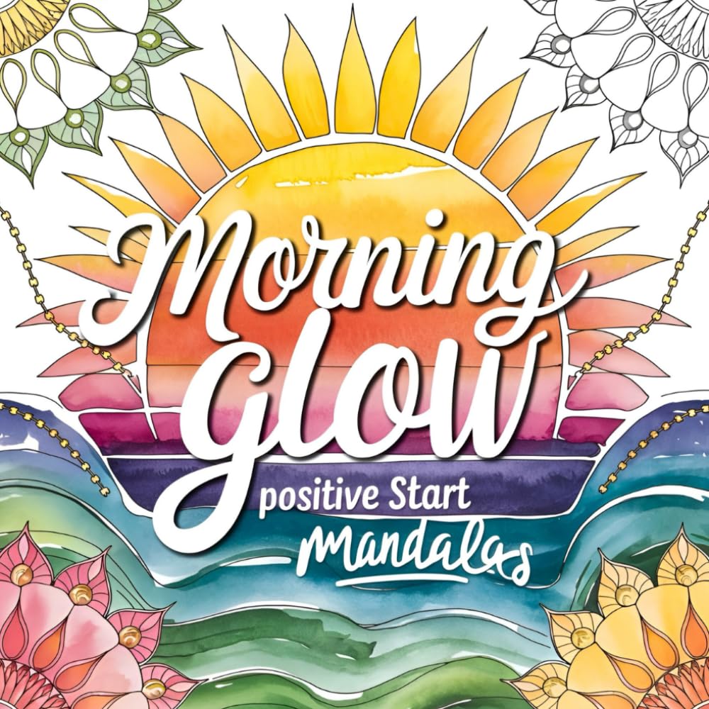 Morning Glow – Positive Start Mandalas Malbuch: Ausmalbuch mit 45+ beruhigenden Mandalas für Achtsamkeit, Self-Care, Fokus und einen entspannten Tagesbeginn