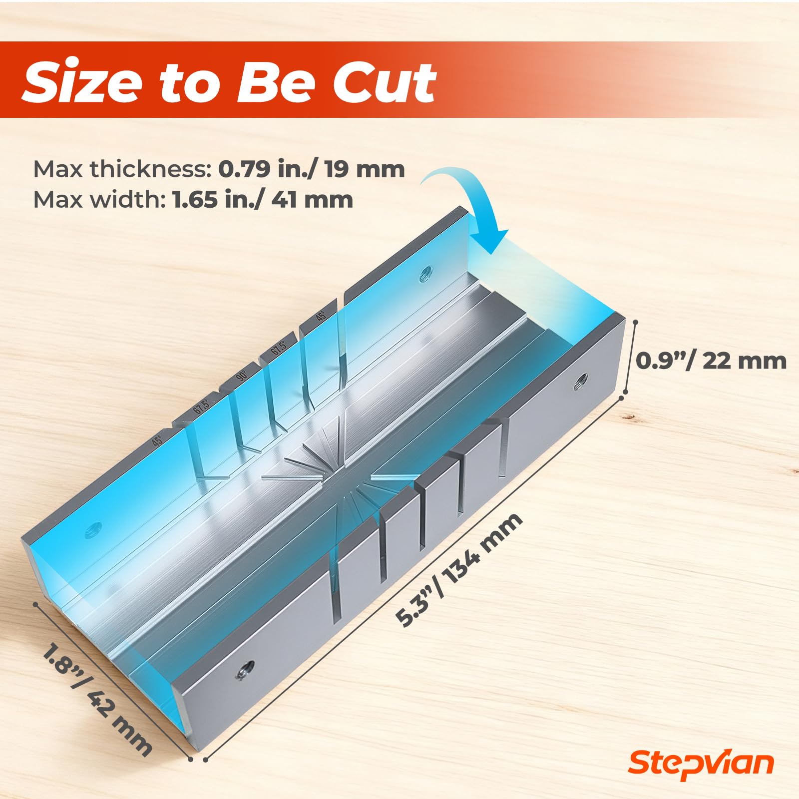 Miter Box & Saw Set - 45/67.5/90° Precision -2 Miter Box & Saw Set - 45/67.5/90° Precision -2