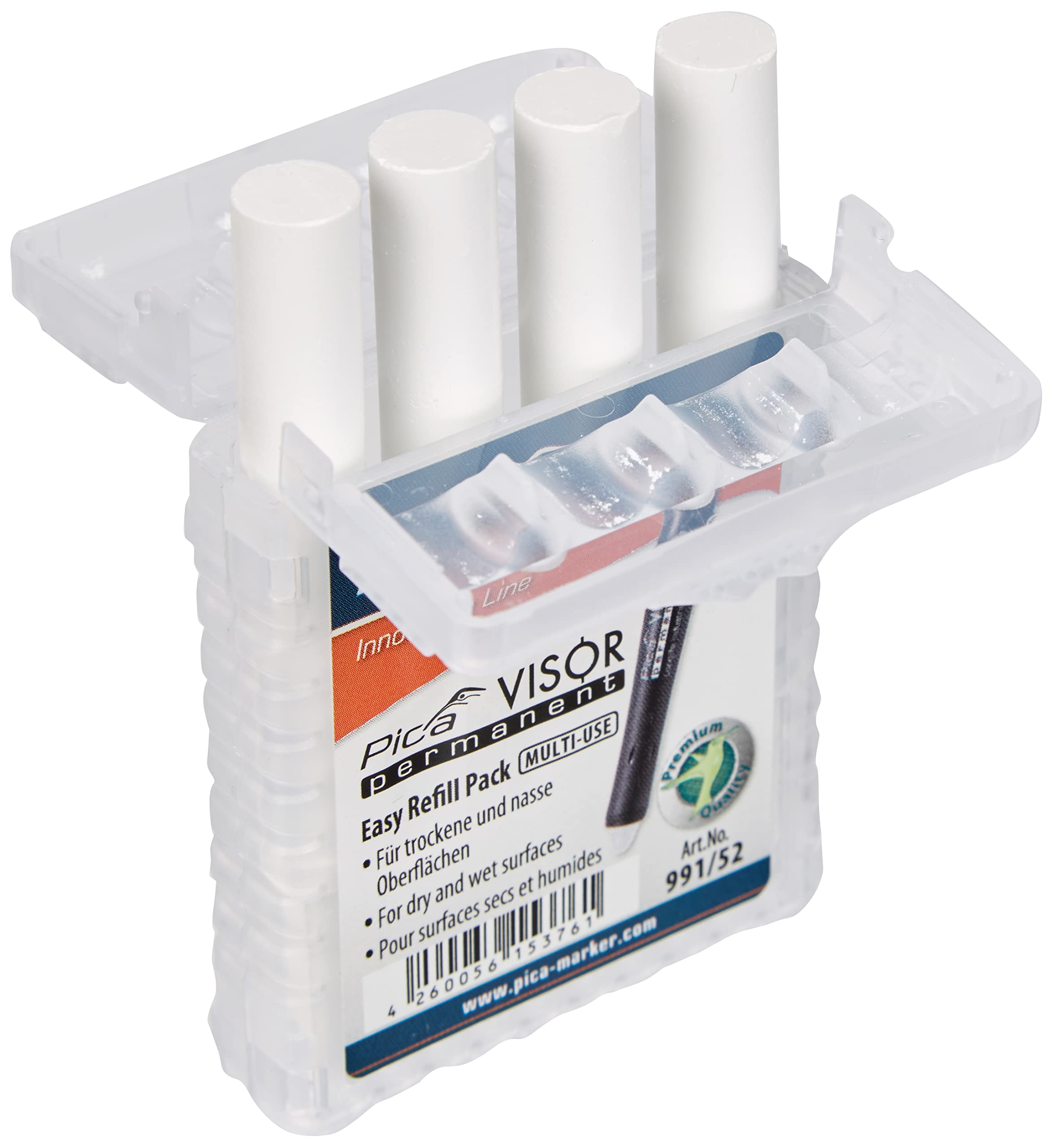 Pica Permanent Marker Minen Rot - 10mm Durchmesser Ersatzminen