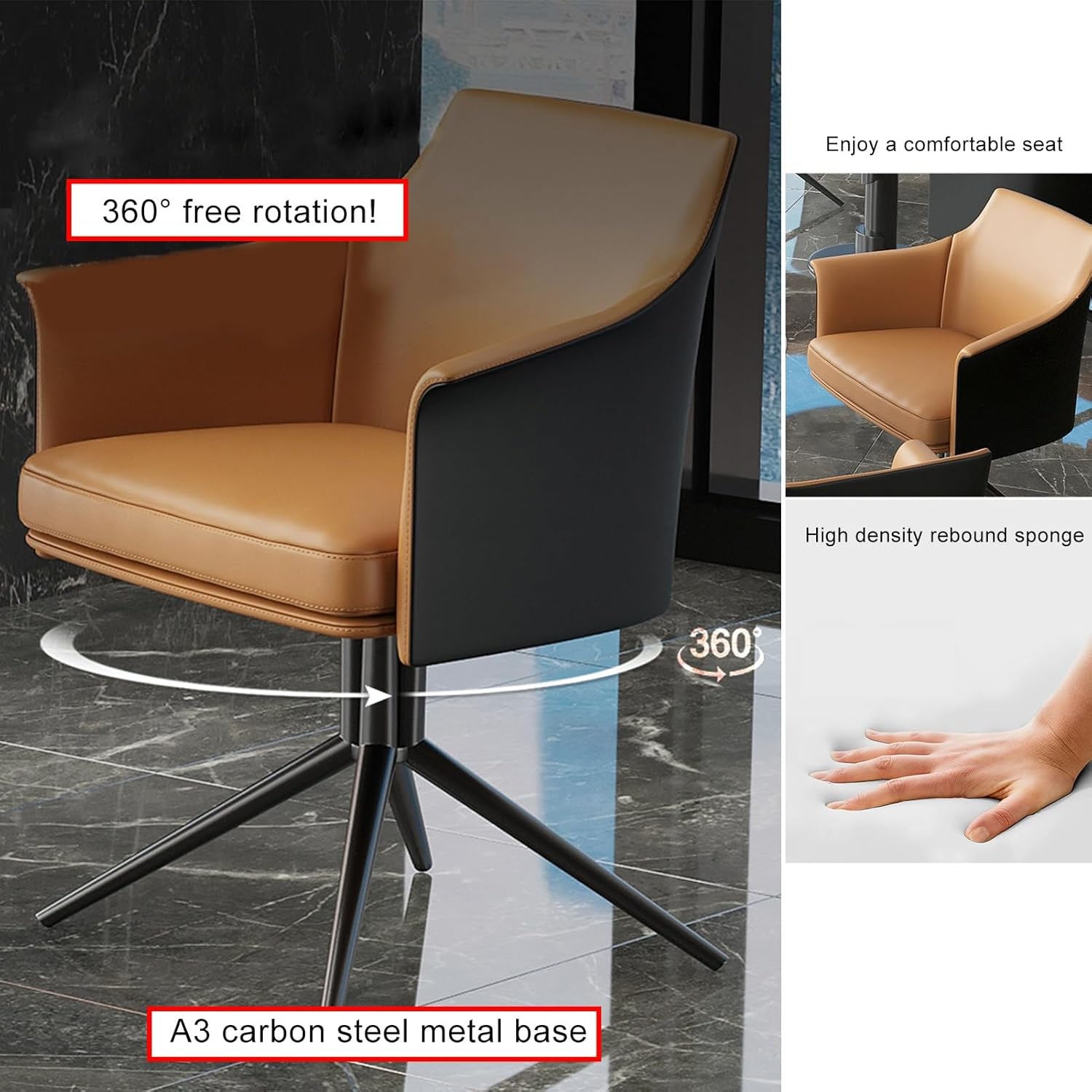 Reception Negotiation Table, Office Reception Room Club Table and Chair Set,Small Conference Table, Coffee Kitchen Dining Table Set,Reception Table and Chair Combination Negotiation Table(Ligh