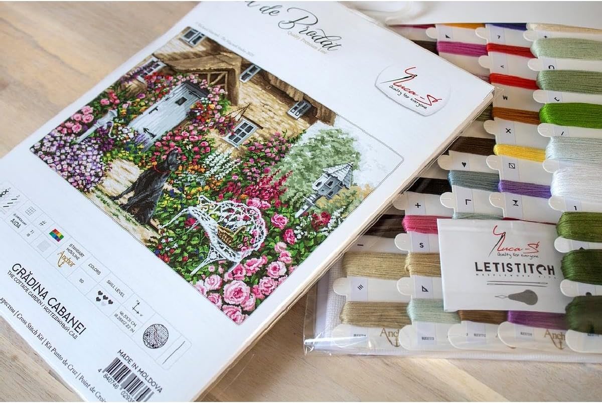 Cottage Garden Cross Stitch Kit by Luca-S