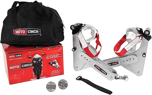 Street Bike E-Track sistema de amarre de motocicleta sin tirantes