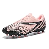 Soccer Cleats for Men and Women Professional Football Training Shoes Outdoor Durable Firm Ground Lightweight Adult Rugby Boots